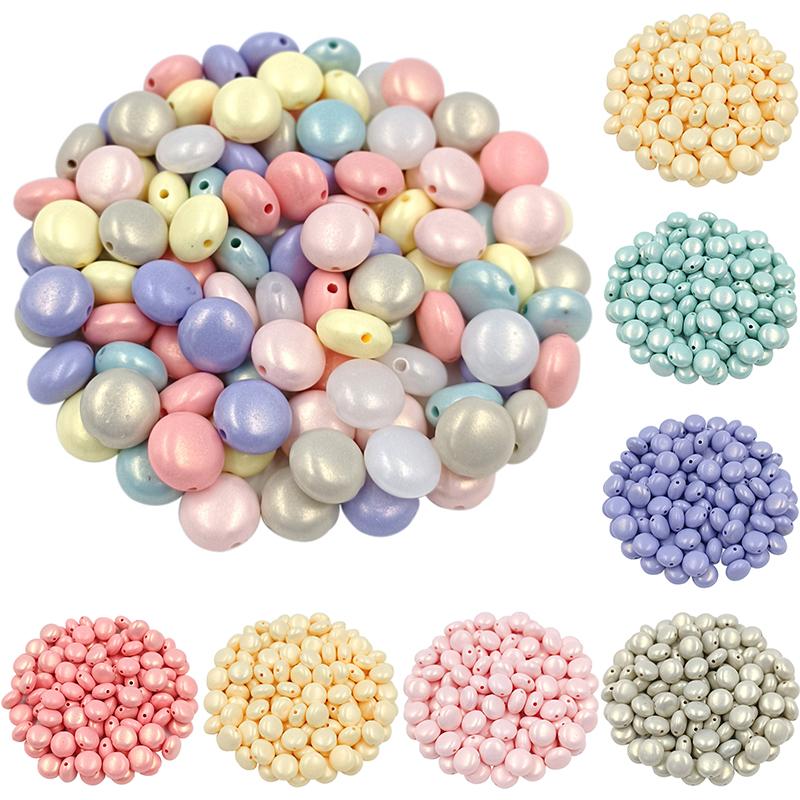 Бусины Sapcer ручной работы плоские круглые AB разноцветные оптовая продажа Rondel акриловые 20 шт./пакет кольцо ожерелье браслет для изготовления ювелирных изделий своими руками