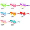 Trendy Gradient Lenses Candy Color Party Sun Glasses Heart-shaped Sunglasses Heart Glasses Shades