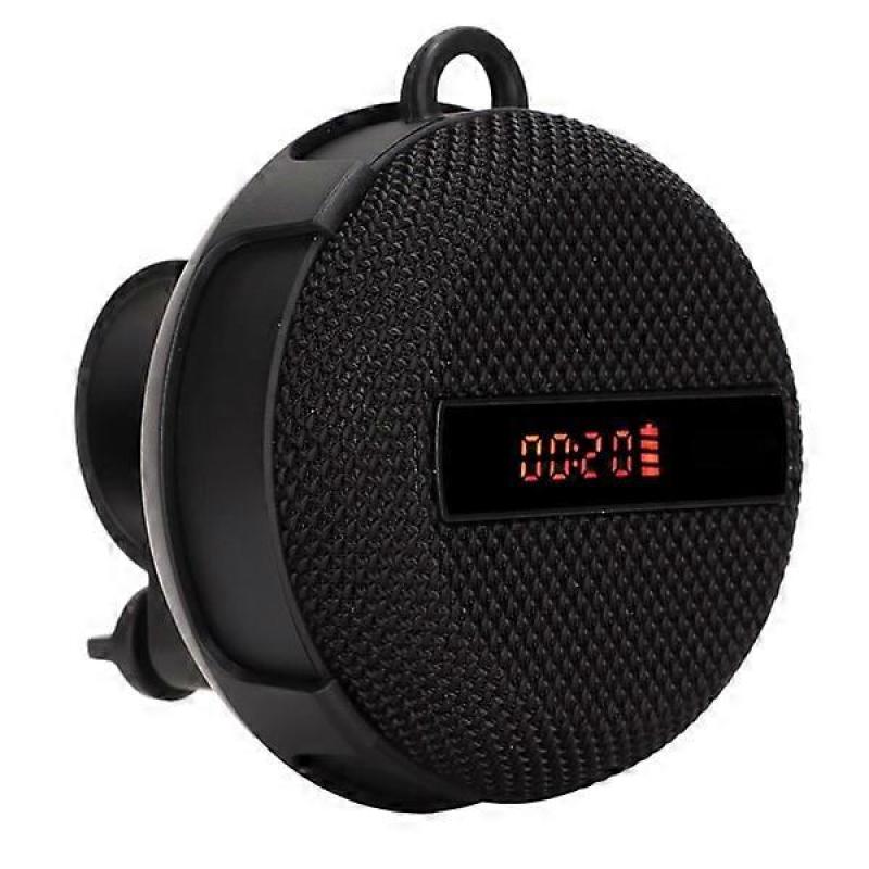 Bluetooth 5.0 Bike Speaker IP65 Waterproof Dustproof Wireless Bike Speaker with Time Speed Battery Display