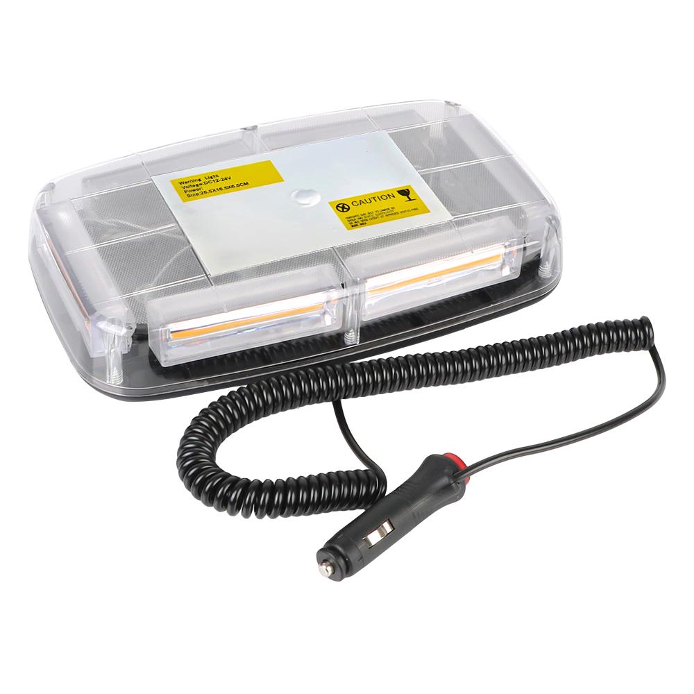 Автомобильная стробоскопическая сигнальная лампа Аварийная сигнальная лампа Проблесковый маячок на крыше автомобиля DC12 ~ 24 В Желтый светодиод COB Потолочная лампа Автомобильные фары Полицейская мигалка