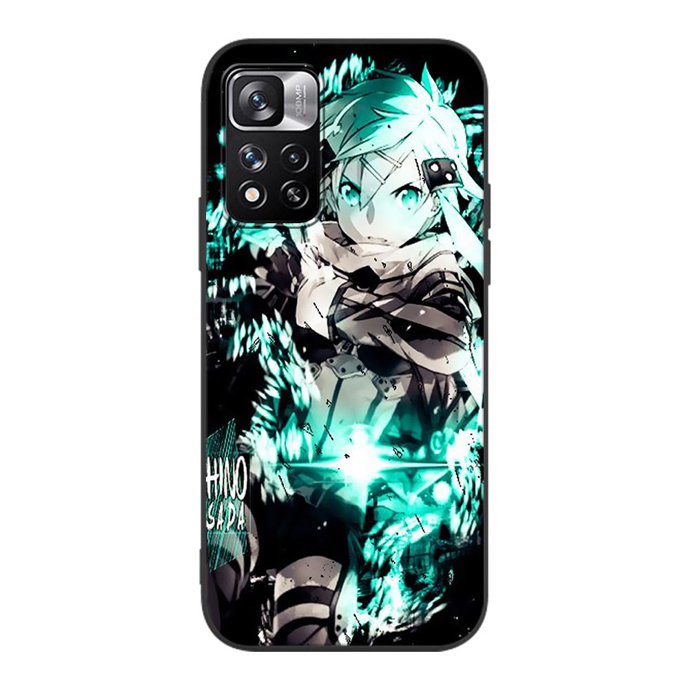 Чехол Sword Art Online 3 Alicization для Xiaomi Redmi Note 9S 9 8 10 11 Pro 9C 9A 7 8T 7A 8A 6A 6 10S, черный мягкий чехол для мобильного телефона