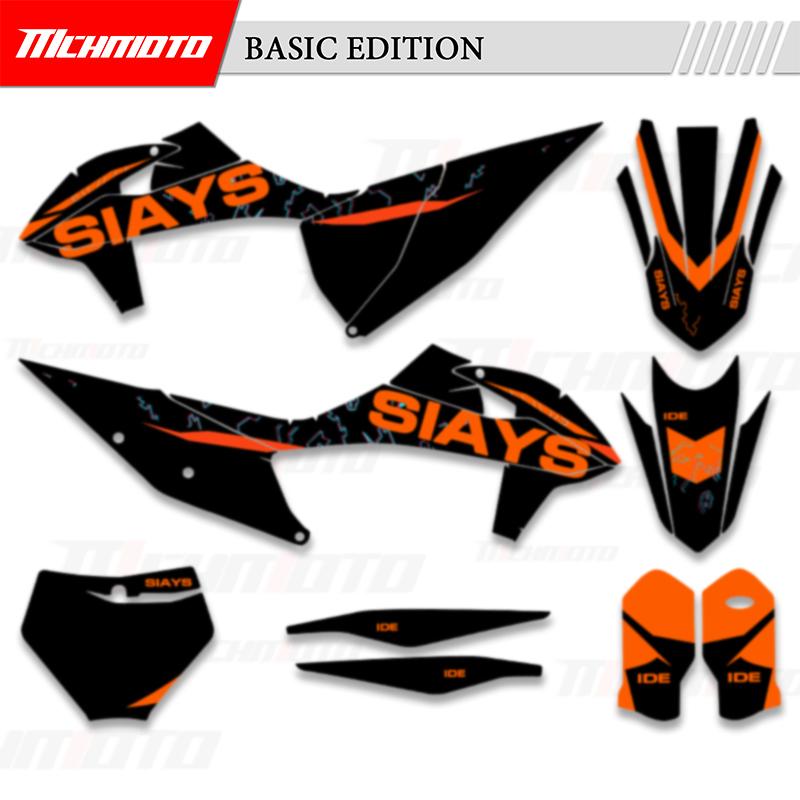 MCHMFG For KTM 19-22 SX SXF 20-23 EXC XCW 150 250 500 Decals Stickers Graphics Decals Stickers Motorcycle Background