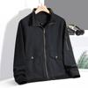Men's Spring and Autumn Jacket Casual Coat Outdoor Tooling Breathable Hardshell Jacket Loose Stand-up Collar Top Men