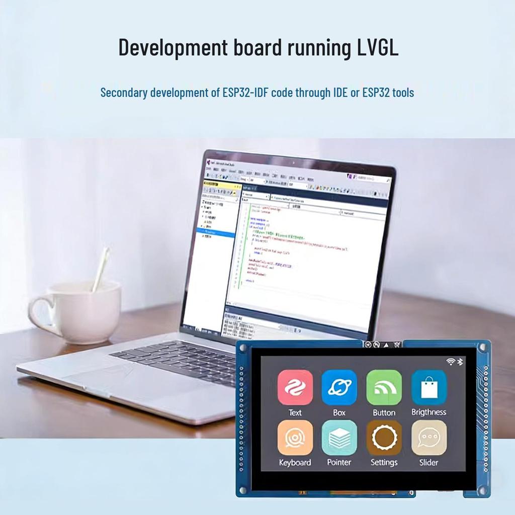 Модуль ESP32-S3 с 4,3-дюймовым емкостным сенсорным экраном: Умная плата дисплея LVGL с поддержкой WiFi, Bluetooth и RTOS