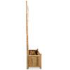 Elevated Planter with Trellis Bamboo 70 cm