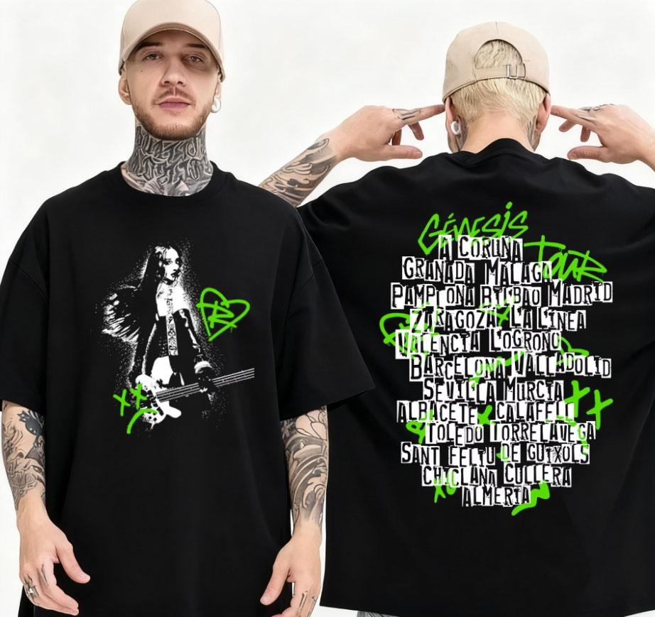 2025 Summer Singer Ruslana Album Flat Tshirt Mens Fashion Pure Cotton Aesthetic Tshirt Hiphop Pop Music Casual Tshirt