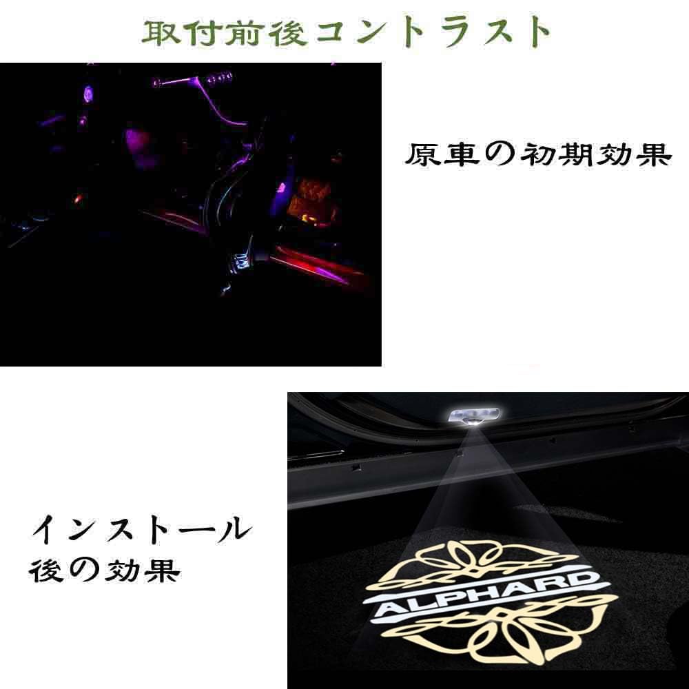 Ltsplay Автомобильные фонари подсветки, Приветственные фонари двери, Лазерные фонари с логотипом, Светодиодная проекция логотипа, Функция регулировки угла, Комплект из 2 штук