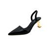 Hot Sale Shoes Female Women's High Heels Summer Party Pumps Solid Color Women Slip-on Pointed Toe Closed Toe Shoes