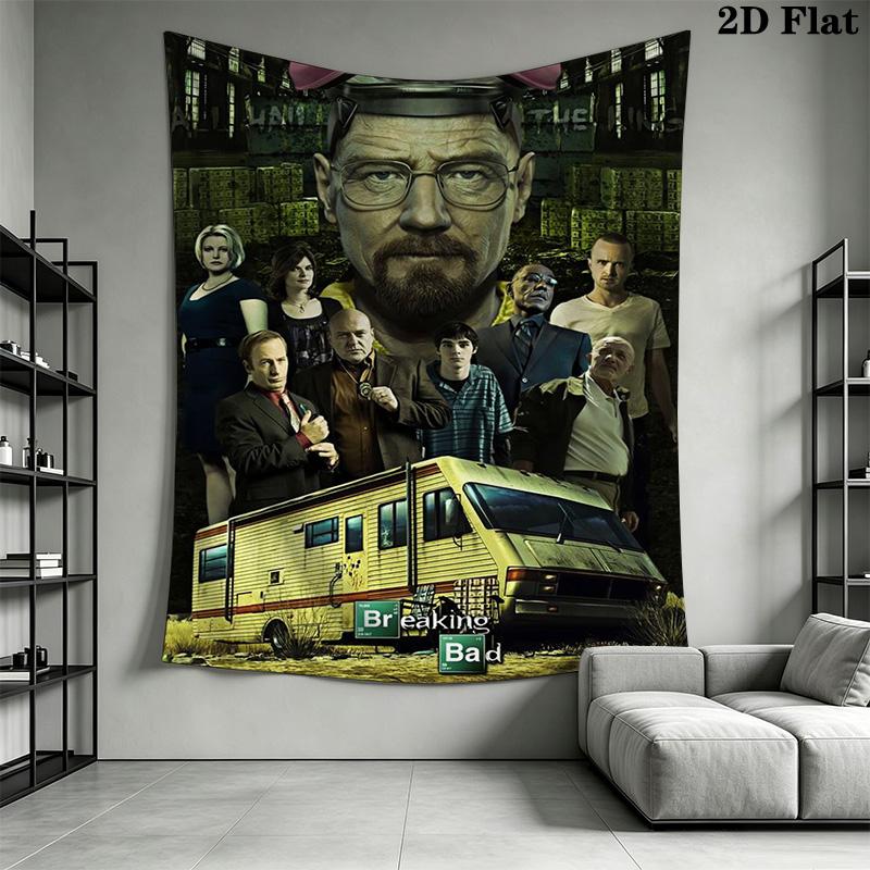Bad Visual Masterpiece Tapestry Background Cloth Wallmounted Homestay Soft Decoration Tapestry Christmas Gift Wall Covering Decoration