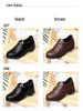 Women's Black Leather Work Shoes, Comfortable Soft Sole for Long Standing, Ideal for Spring and Autumn, Suitable for Middle-Aged and Elderly.