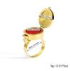 Creative Lipstick Storage Stainless steel Ring for Women Fashion DIY Lightweight Multi-Functional Rings Charms Jewelry Gifts