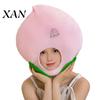 Photo Booth Prop Hood Bright Colorful Fruit Food Shape Soft Plush Headgear Internet Celebrity Costume Face Opening Feature Party Vegetable Accessory