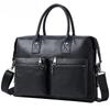 Мужской портфель из натуральной коровьей кожи первого слоя, деловая мужская сумка из натуральной коровьей кожи, большая вместимость, сумка через плечо из натуральной коровьей кожи