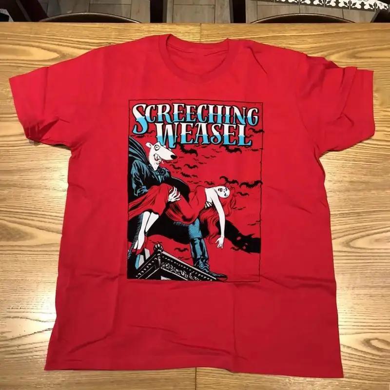 Screeching Weasel Concert T Shirt All Size Red UU664