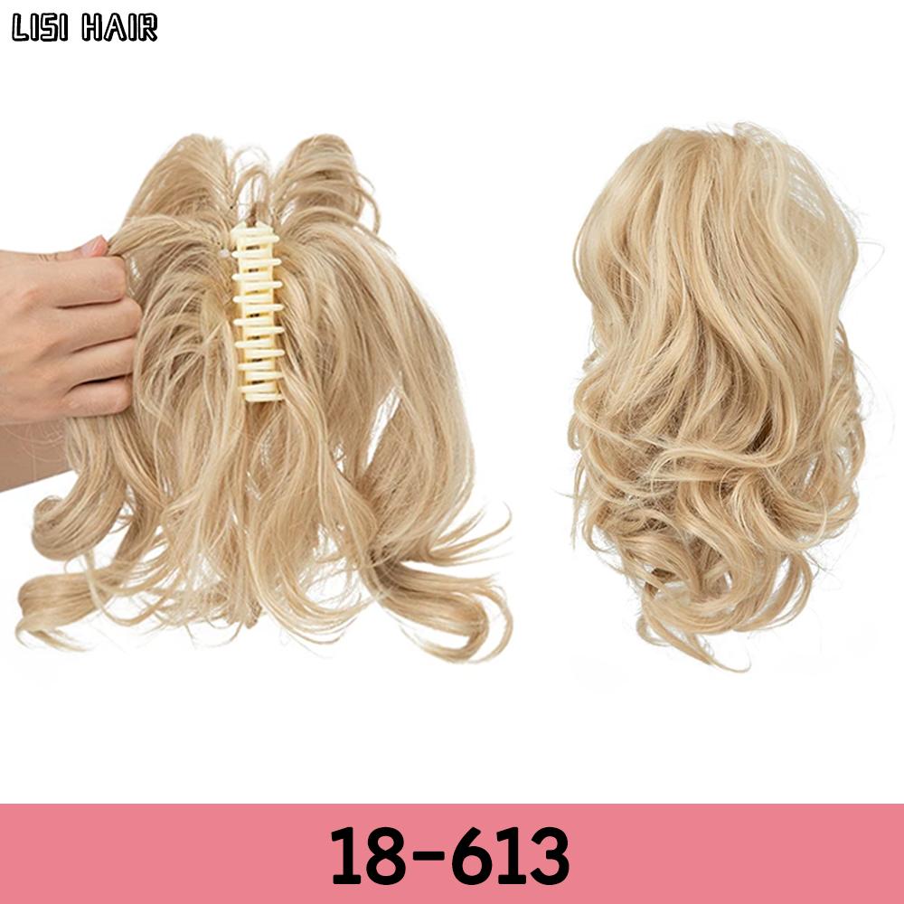 Накладной хвостик с зажимом для волос в виде конского хвоста, натуральный волнистый синтетический шиньон для женщин на каждый день