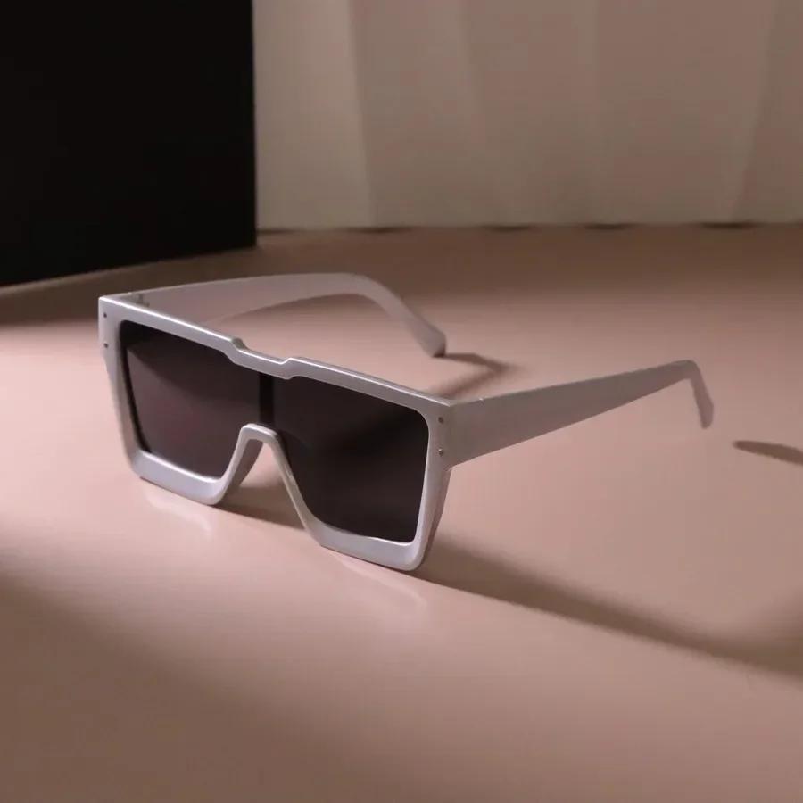 Повседневные квадратные солнцезащитные очки оверсайз женские мужские солнцезащитные очки женские градиентные зеркальные дизайнерский бренд модные роскошные очки