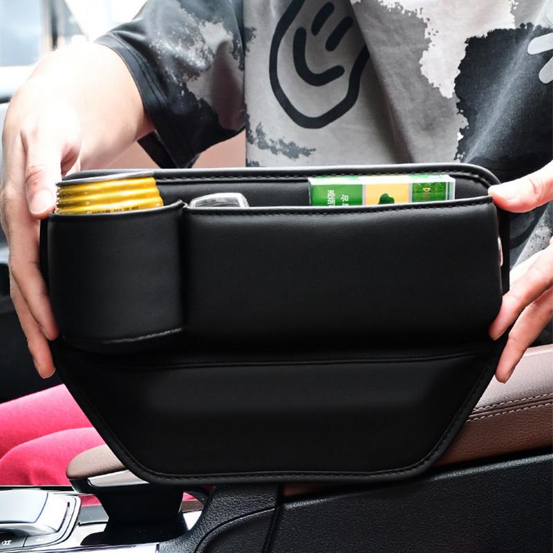 Многофункциональный органайзер для автомобильного сиденья Мягкий органайзер для автомобильного сиденья Элегантный дизайн Хранение автомобильного сиденья Многофункциональный Экономит место Надежно