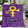 1pc Blanket Purple Rain1 Print Design, Lightweight Blanket for Sofa, Bed- Soft &Warm, Gift for All Seasons like Christmas, Halloween