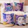 K-pop Охотники на демонов Руми Наволочка Чехол для диванной подушки Украшение дома Комнатный декор Детский подарок