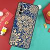 Elegant Mandala Floral Design Case For Samsung Galaxy A13 A33 A53 A15 A25 A35 A55 A54 A34 A14 A71 A51 A12 A32 A52 Cover