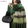 Mohair Scarf Soft Neck Warmer New Neckerchief  Skiing