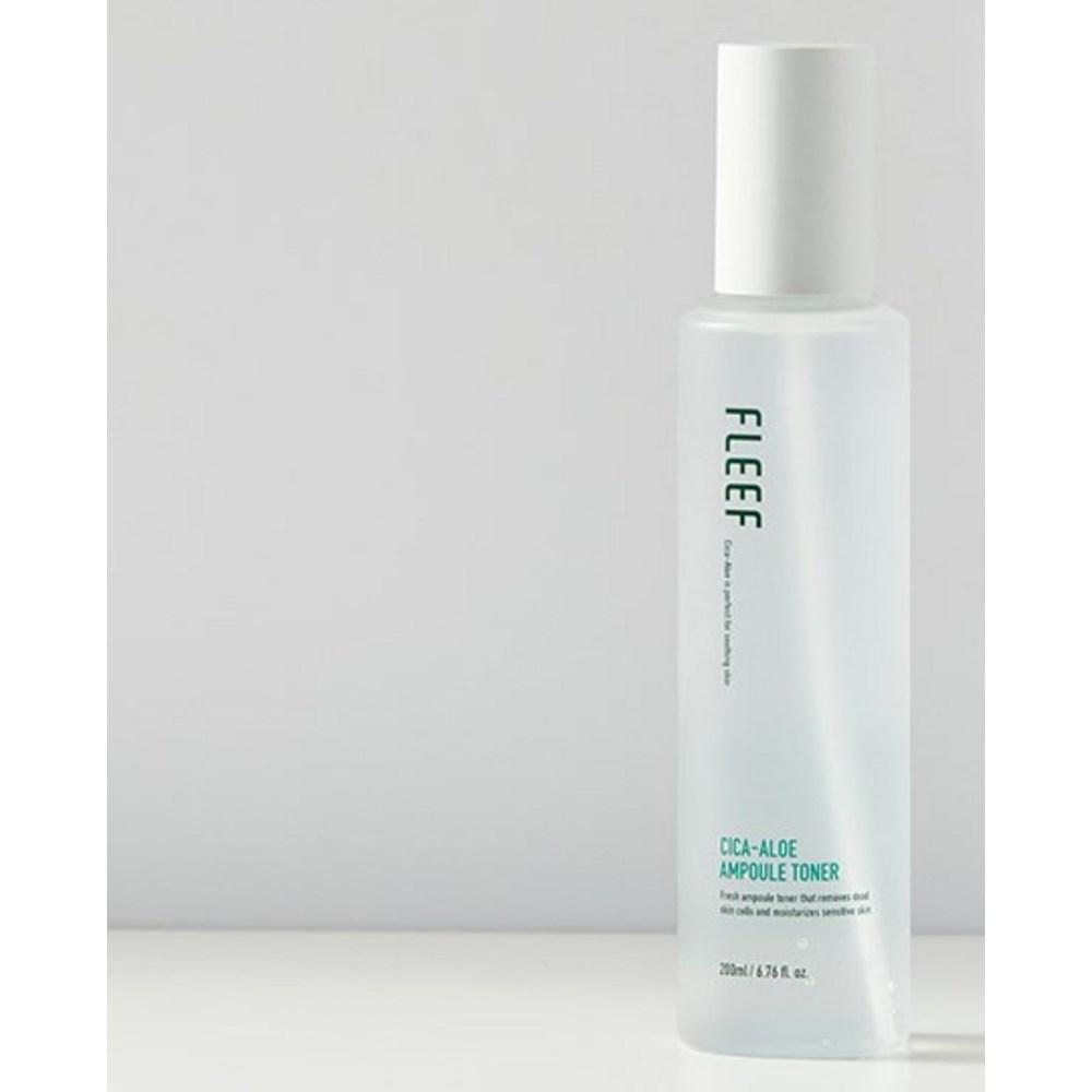 FLEEF Cica Aloe Skin Care Balancing Ampoule Skin Toner 200 мл + All-in-one 200 мл + Cleansing Gel Foam 50 мл Набор, 1 набор