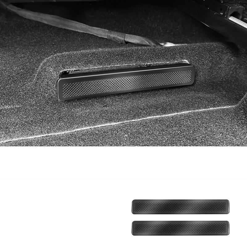 For Geely Galaxy L7 2024-2025 Seat-mounted Air Outlet Mask Dust-proof and Blockage-proof Stainless Steel Metal Cover