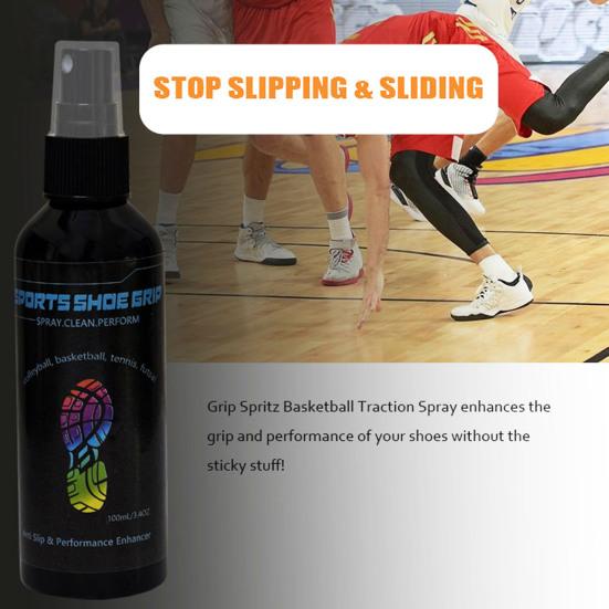 100 мл спрей для сцепления с спортивной обувью улучшает сцепление подошвы с кортом усилитель эффективности баскетбольной обуви восстанавливает подошвы противоскользящий спрей для кроссовок