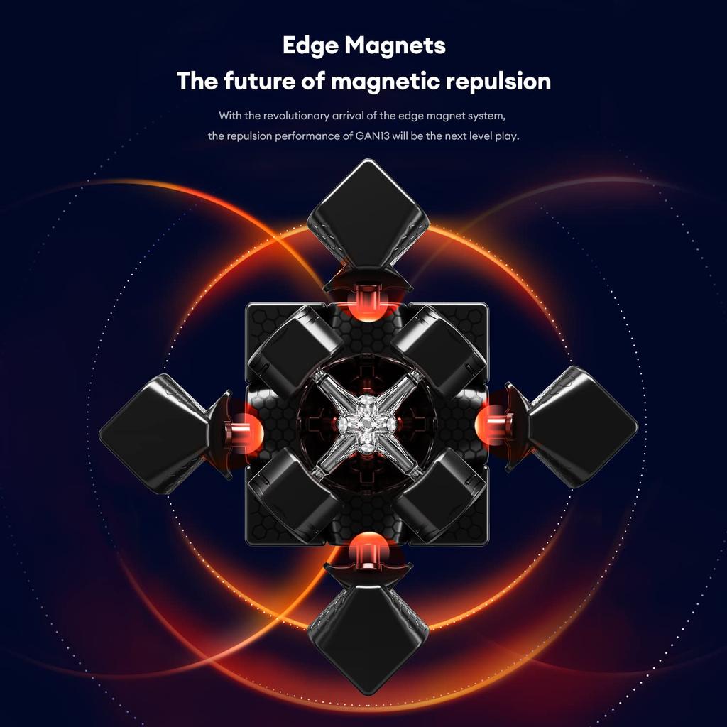 GAN 13 Maglev UV Официальный соревновательный магнитный куб Высокопроизводительный магнитный куб-пистолет 3x3 Без наклеек Легко поворачиваемый Magic Cube Coat, -