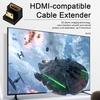 HDMI-совместимый угловой адаптер-удлинитель с углом 90 градусов, штекерный, 8K 60 Гц