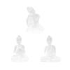 Seated Buddhism Figurine Feng Shui Decoration Meditation Collectible Sculpture Sitting Buddha Statue for Cabinet Housewarming