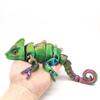 Суставная игрушка-дракон 3D-печати, меняющая цвет, ручная работа