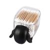 Mini Plastic Cotton Swab Storage Box Cute Sheep Dust-proof Cosmetic Cotton Storage Box Household