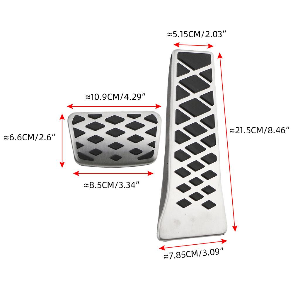 Накладки на педали автомобиля для Kia Sportage 5 NQ5 2026-2026 Sorento 2015-2026 Hyundai Tucson 2015-2026 Santa Fe 18-23 Газ Тормоз Пластины Накладки
