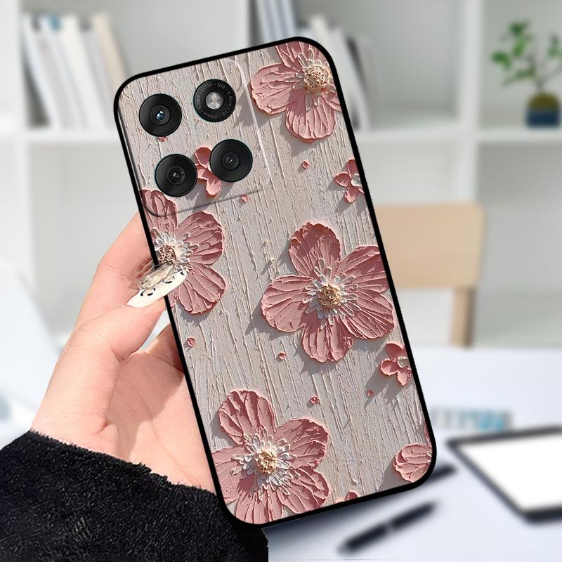 Для Motorola Edge 60 Fusion Мягкий чехол XT2503-4 Милый мультяшный силиконовый TPU чехол для телефона Для Moto Edge 60Fusion 5G Защитный Fundas