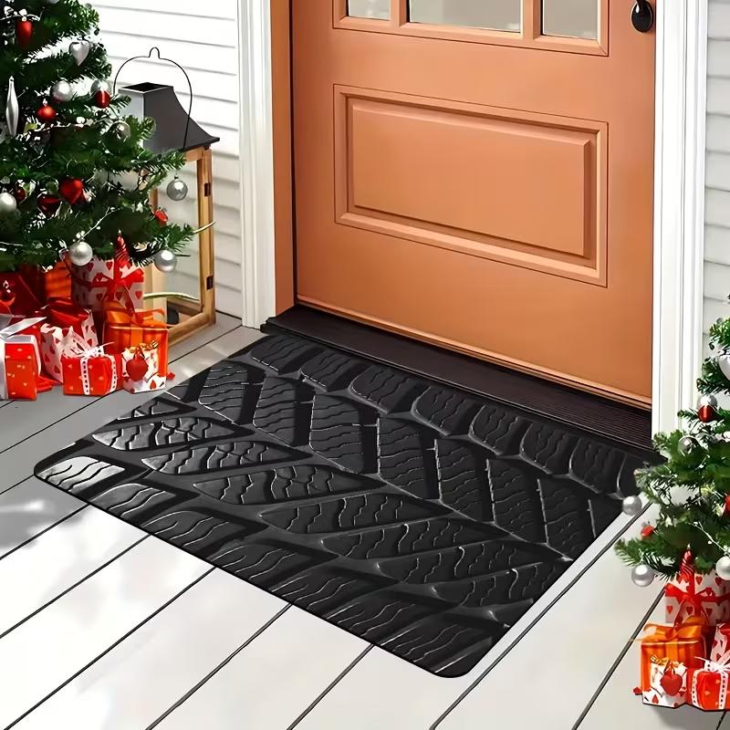 Flame Devil Tire Pattern Floor Mat Kitchen Mat Living Room Mat Bedroom Carpet Door Mat Kitchen Mat Mat Modern Home Decoration