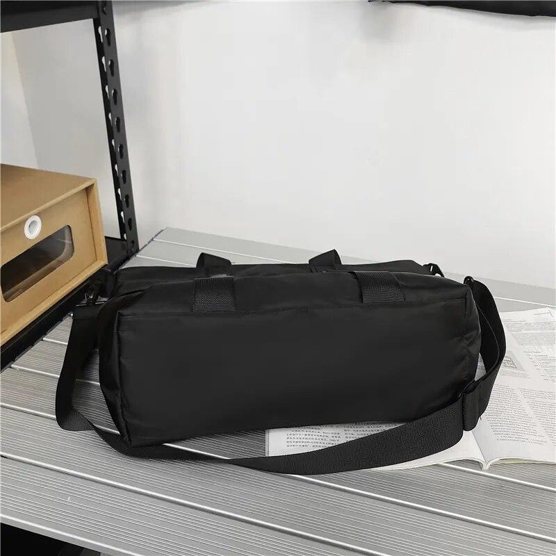 Водонепроницаемая женская дорожная сумка, большая вместительная женская сумка-мессенджер, однотонная женская нейлоновая сумка через плечо, женская