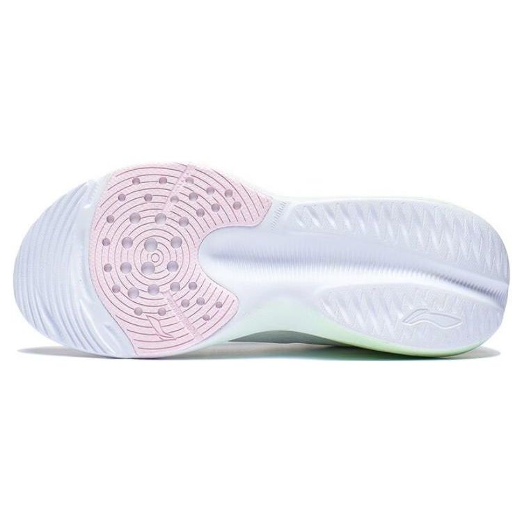 Кроссовки для бега Li Ning Lan Guang из нескользящей дышащей ткани с отскоком, женские, белые, синие, розовые, AFVT012-3