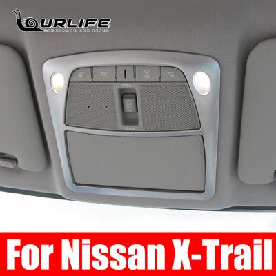 Накладка на переднюю и заднюю лампу для чтения для Nissan X-trail XTrail T32 Rogue 2014 - внутренняя декоративная лампа для чтения