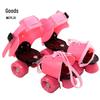 Children's Double Row Four-Wheel Roller and Ice Skates with Iron Blades – Hot Selling Cross-Border Gift