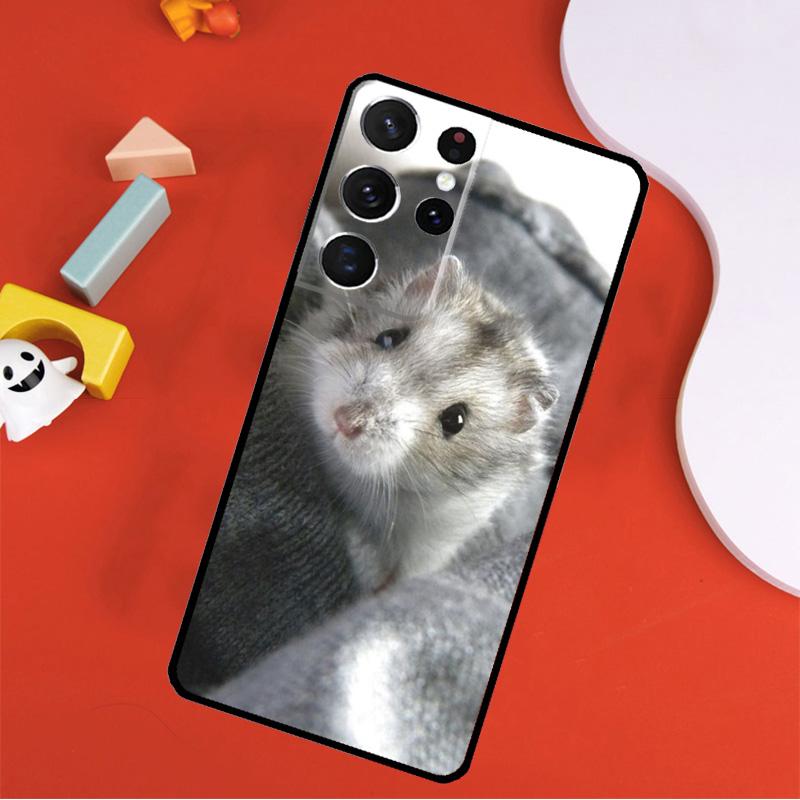 Милый Прелестный Чехол для Телефона с Хомяком для Samsung Galaxy S25 Ultra S24 Ultra S9 S10 S20 S21 S22 S24 Plus S23 FE