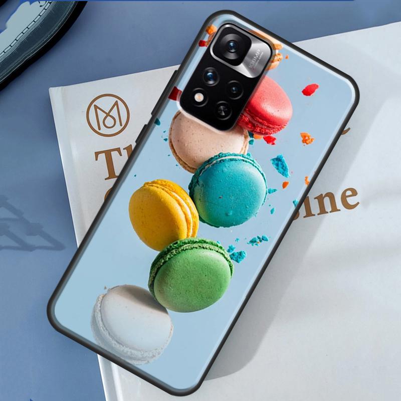 Чехол-кейс Макарон Десерт Милый Для Xiaomi Redmi Note 14 13 11 9 10 12 Pro 9S 10S 11S 12S Redmi 10C 12C 13C 14C