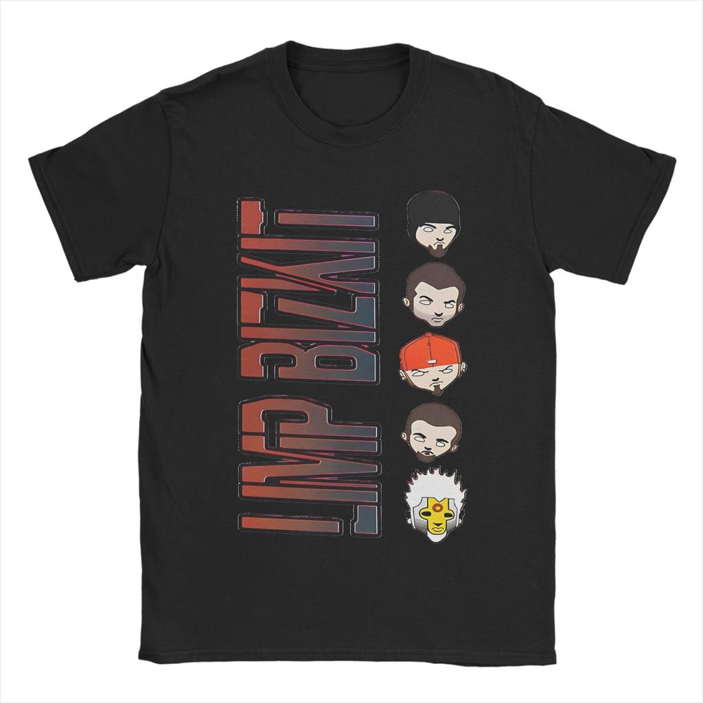 Unisex Unisexs Limp Bizkit T Shirt Music Tour Band Pure Cotton Tops Fashion Short Sleeve Round Collar Tees Classic Tshirts