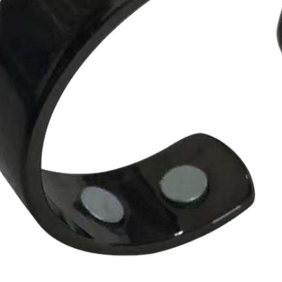 Magnetic Acupressure Ring Zinc Alloy Menopause Ring Hypoallergenic Open Design Ring Promotes Sleep Quality