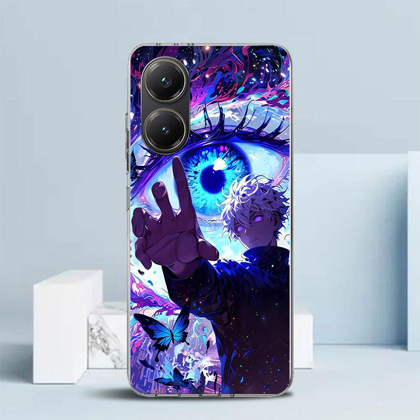 Kaisen J-Jujutsu Годжо Сатору Чехол для телефона для Xiaomi Poco F7 Ultra X5 X6 X7 Pro M7 Redmi 15C 15 13C 13 12C 12 10C 10 10A 9 9C 9A 9