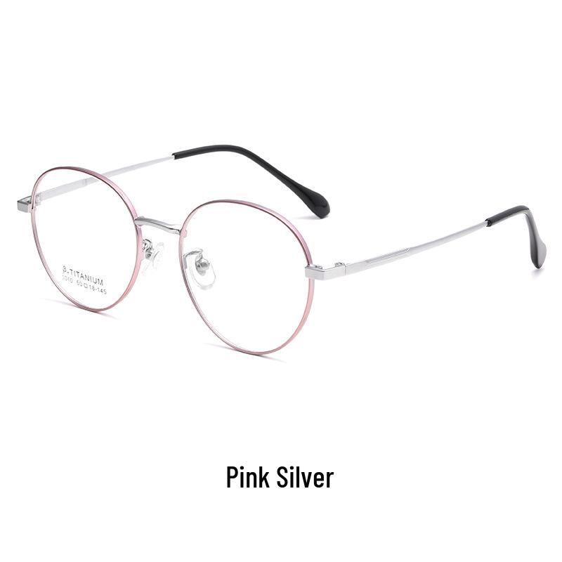 Baishifen Легкая Немагнитная Титановая Ретро Круглая Оправа для Очков для Маленьких Лиц (1010-й)
