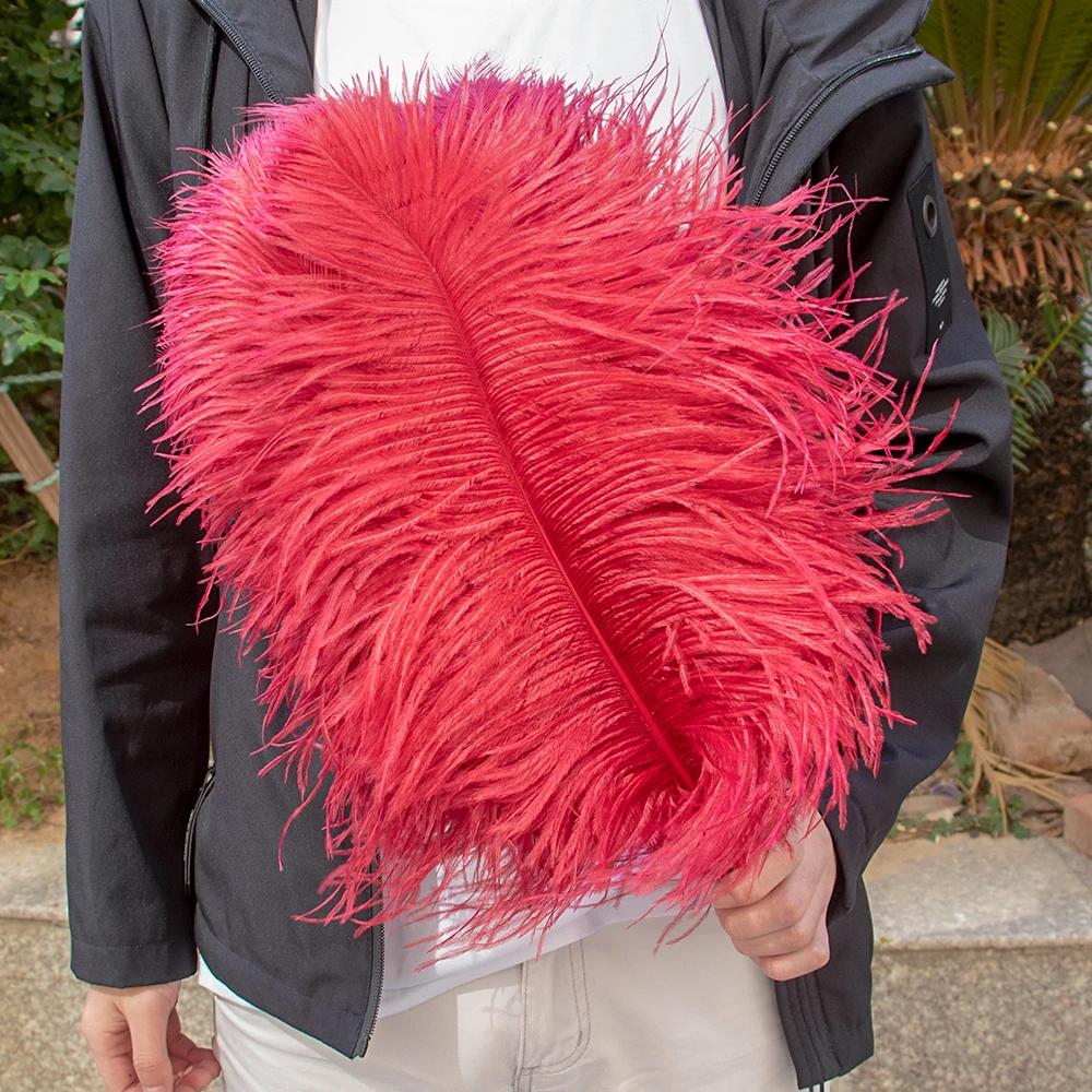 10 шт. Натуральные страусиные перья 15-55 см для рукоделия, свадьбы, вечеринки, домашнего декора, страусиные плюмажи, центральный элемент стола, перо