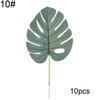 10 шт. искусственные растения поддельные листья монстеры для декора стен гостиной и вечеринки