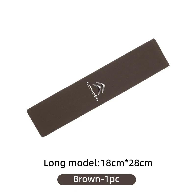 Car Seat Belt Suede Soft Shoulder Strap Cover Protection Padding For Citroen C4 C3 C5 C1 C2 C6 C4L DS3 DS4 Berlingo Picasso