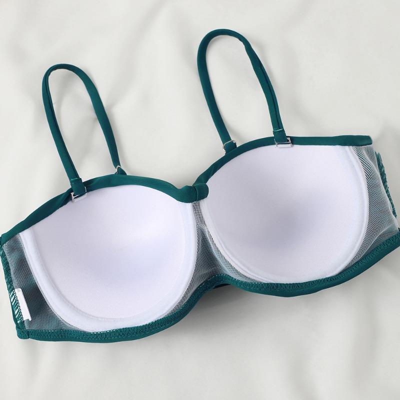 Женский купальник Gathering Split Купальник Peacock Blue Комплект из двух частей